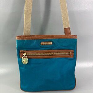 Michael Michael Kors Blue Nylon Crossbody Bag